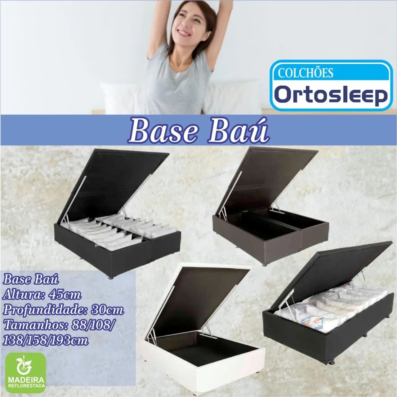 TODAS AS MEDIDAS DE BASE BOX BAU 