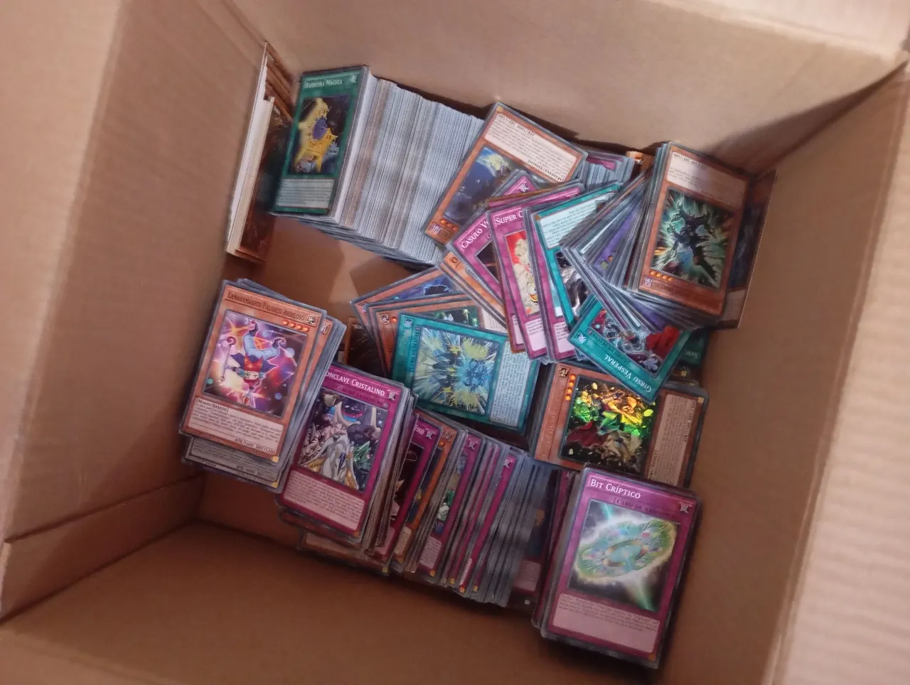 Lote 1000 de cartas Yu-Gi-Oh! Originais