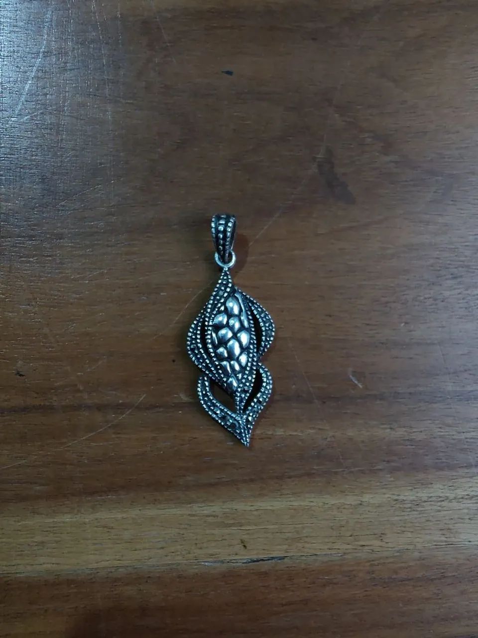 Pingente de prata com marcassitas - Foto 2