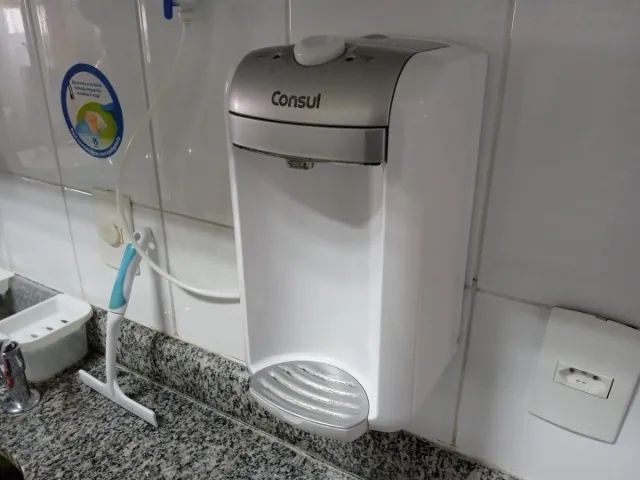 Purificador de água em Plástico Branco 30 cm x 18 cm x 12 cm