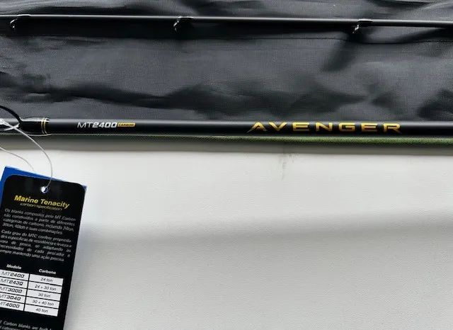 Vara para carretilha Marine Sports Avenger 5'6" (1,68m) 17Lbs AVG-C562 MF 02 Partes - Foto 3