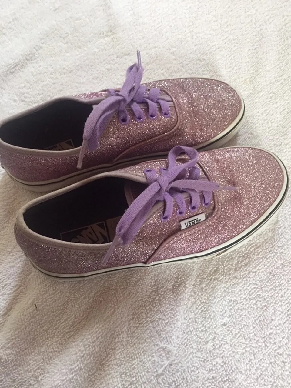 Tênis Vans Glitter lilás