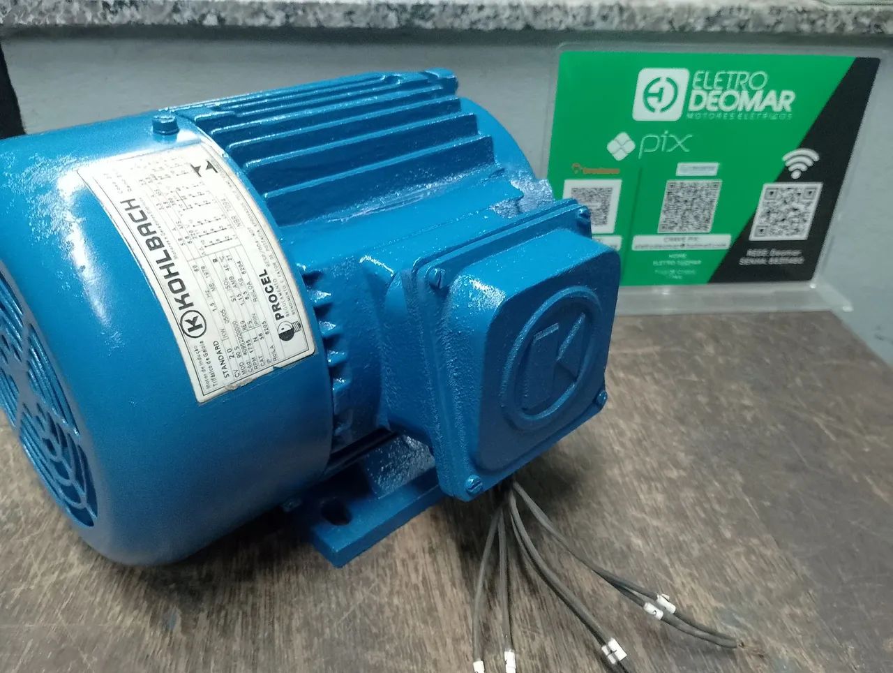 Motor elétrico trifásico 2 cv 4 polos