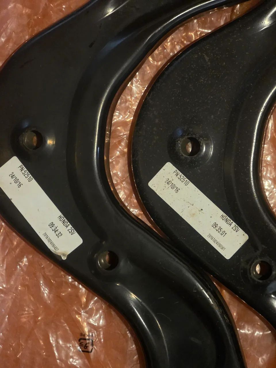 Braço superior traseiro Honda civic G10 2017-2021 lado D+E 100% original - Foto 3