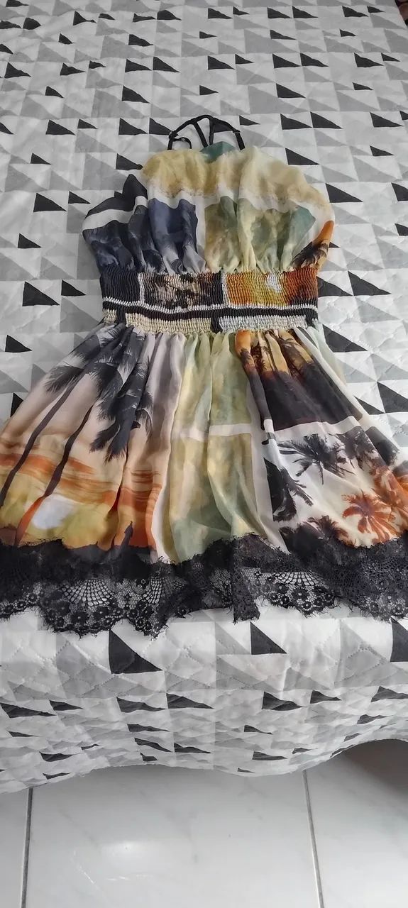 Vendo vestido estampado