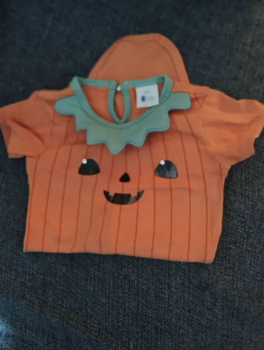 Body Bebê Abóbora - Halloween