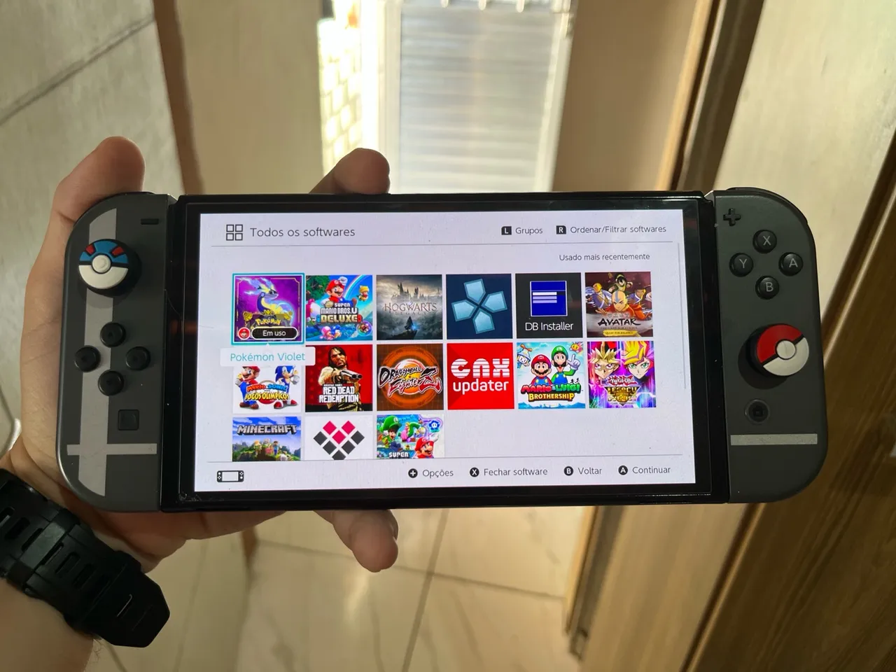 Nintendo Switch edição especial desbloqueado