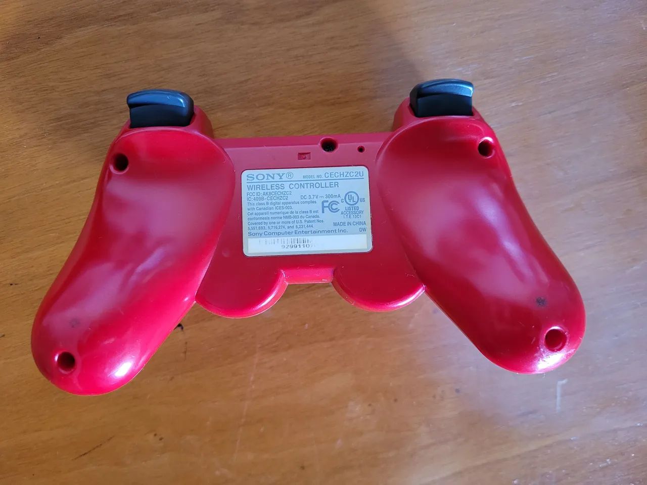 Controle PS3 Playstation 3 Vermelho Edição God of War  - Foto 2