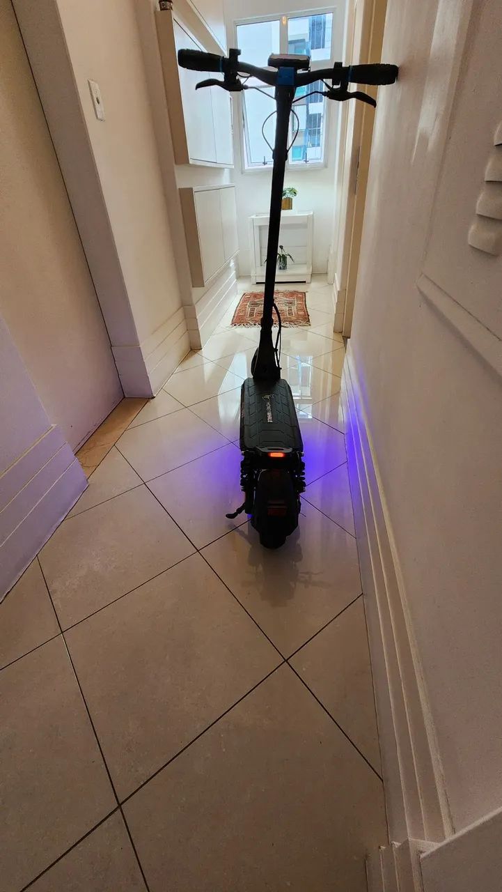 Patinete 60km/h e autonomia de 50km, 2 motores 1500w, alarme e localizador. - Foto 5