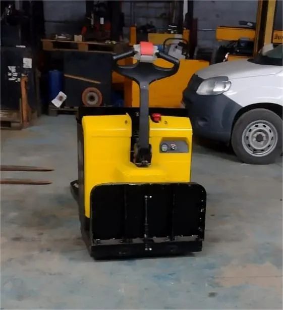 VENDO TRANSPALETEIRA ELÉTRICA COM OPERADOR A PÉ - Foto 2