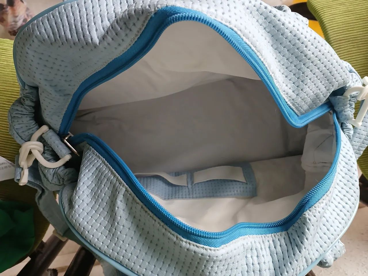 Bolsa Maternidade Azul Personalizada Pedro Henrique - Foto 3