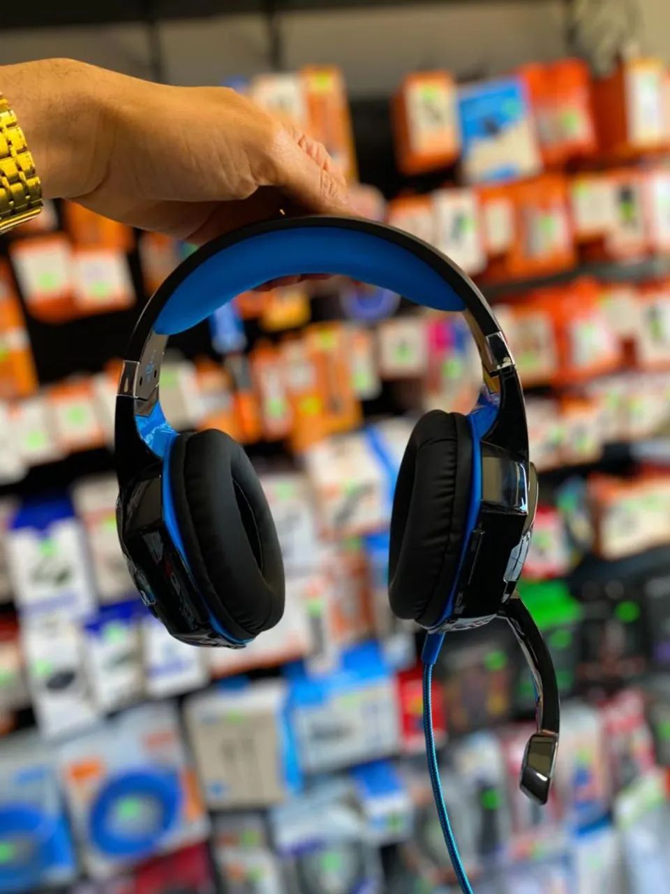 HEADSET GAMER KNUP HATHOR 455A<br>?R$ 149,99<br>. - Foto 2