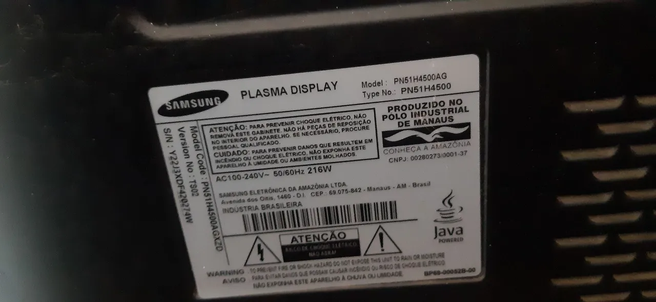 Vendo TV 51 polegadas