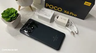 Poco x6 pro 512g 5G NFC resistente a água e poeira