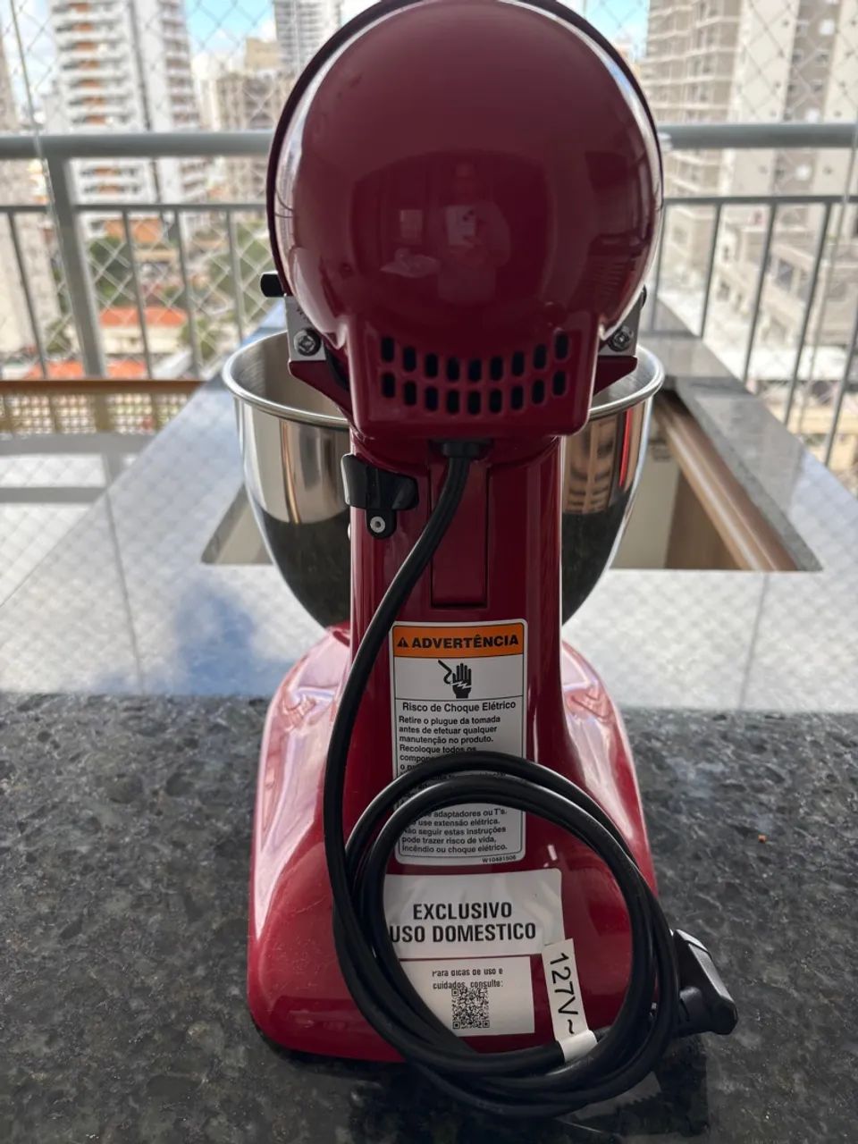 Batedeira KitchenAid Artisan Vermelha 110v - Foto 3