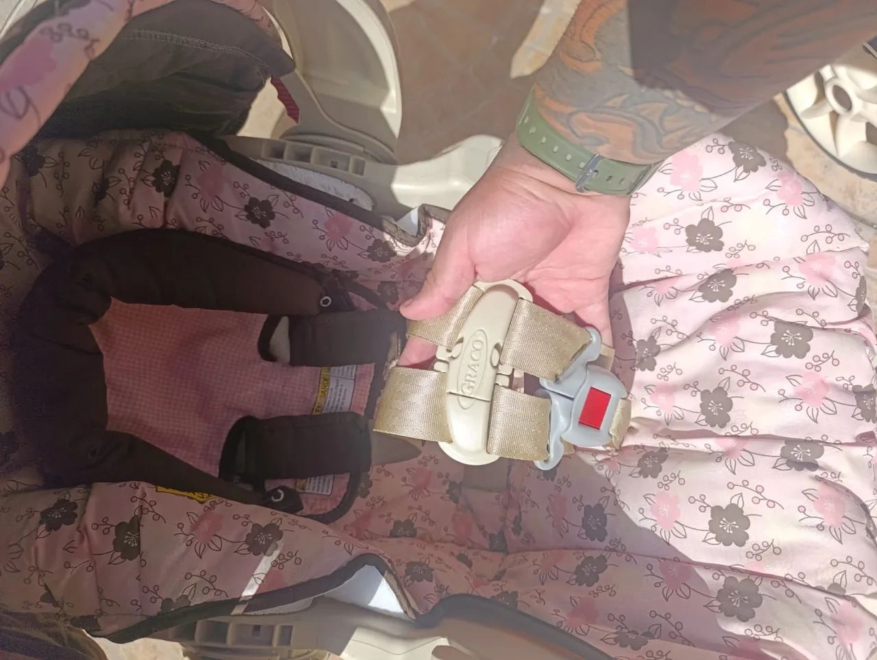 Conjunto de Cadeira e Carrinho de Bebê Graco - Foto 2