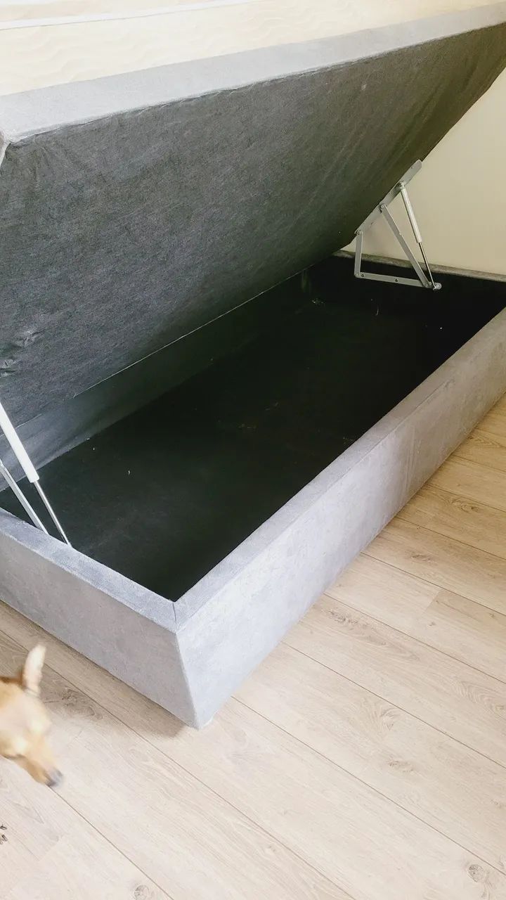 Cama Box com baú Ortobom tamanho solteirão  - Foto 2
