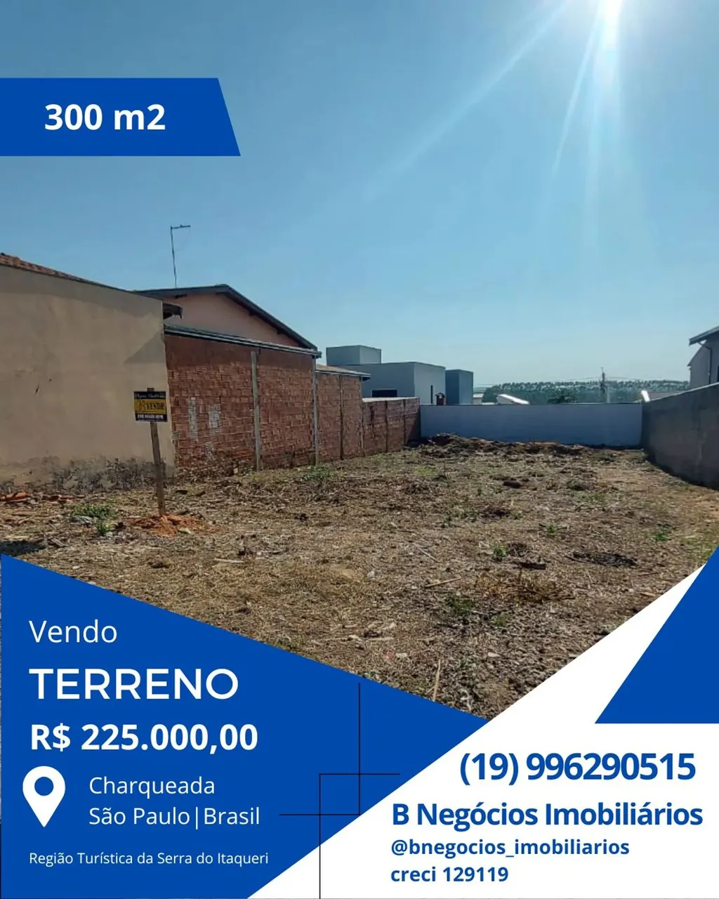 Ótimo terreno (300 m2)