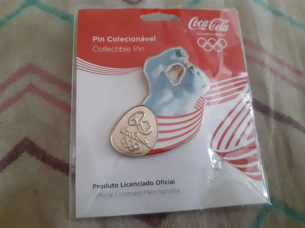 PIN OLIMPÍADAS RIO 2016 COCA COLA NOVO 