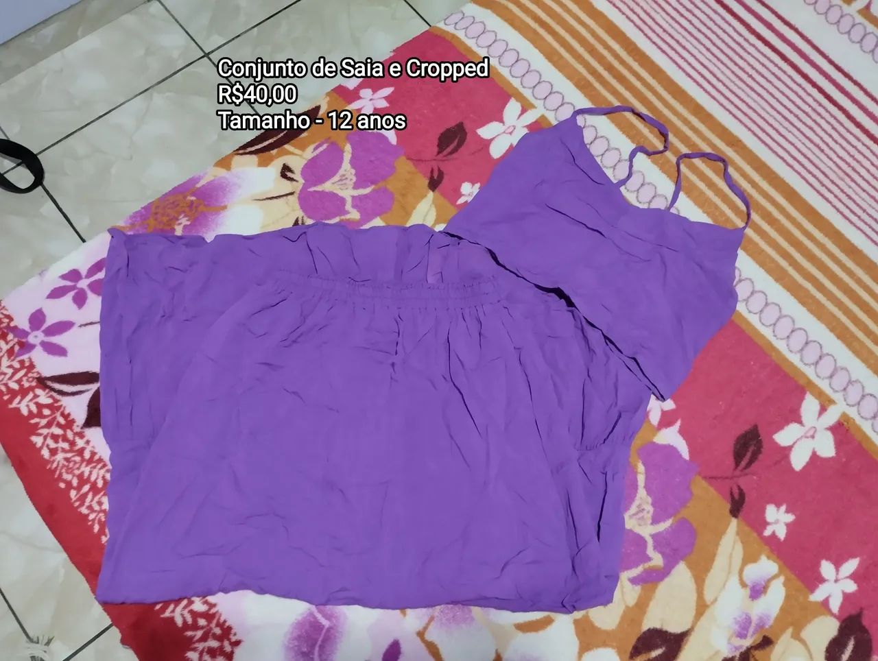 Conjunto de Saia - 12 anos