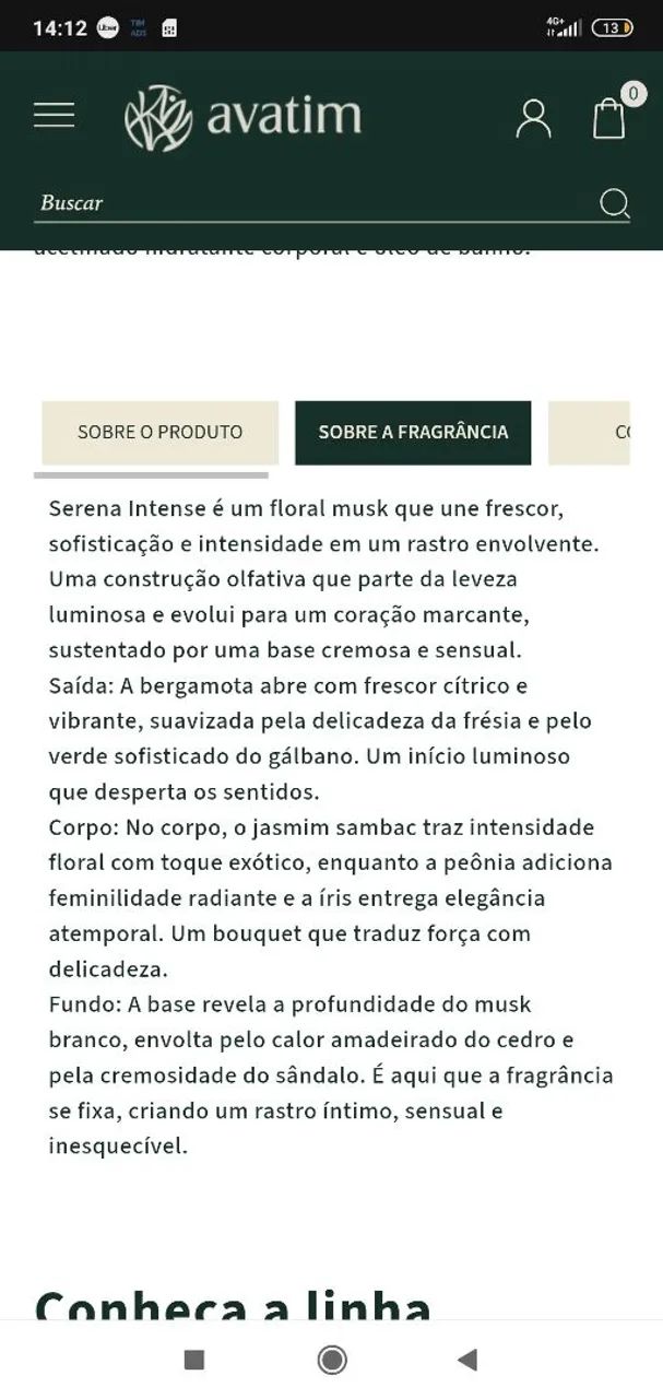 Perfume Serena Intense Parfum Da Avatim  - Foto 2