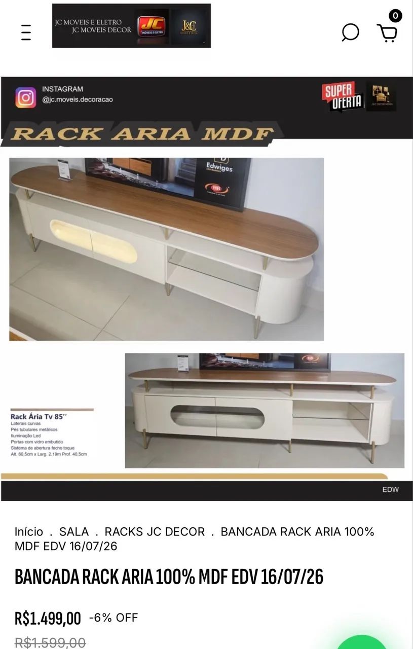 RACK ÁRIA PROMOÇÃO  - Foto 3