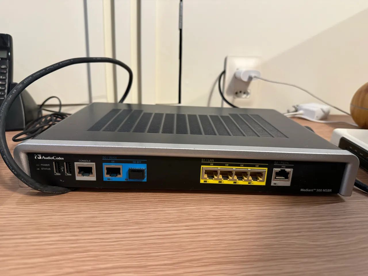 Gateway VoIP AudioCodes Mediant 500 MSBR Funcionando - Foto 5