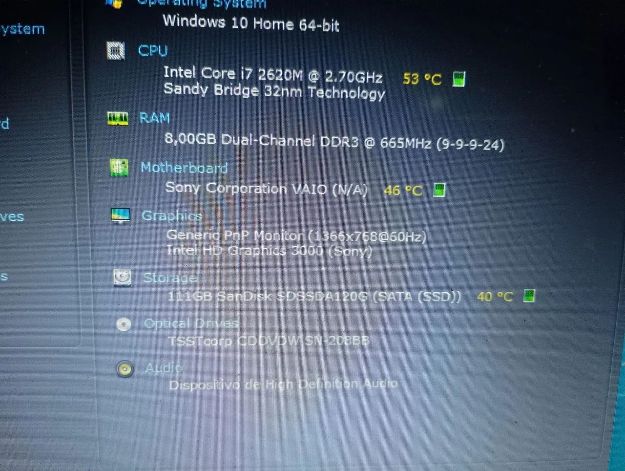 Samsung Sony Vaio I7 8GB  funcionando perfeitamente com garantia - Foto 5