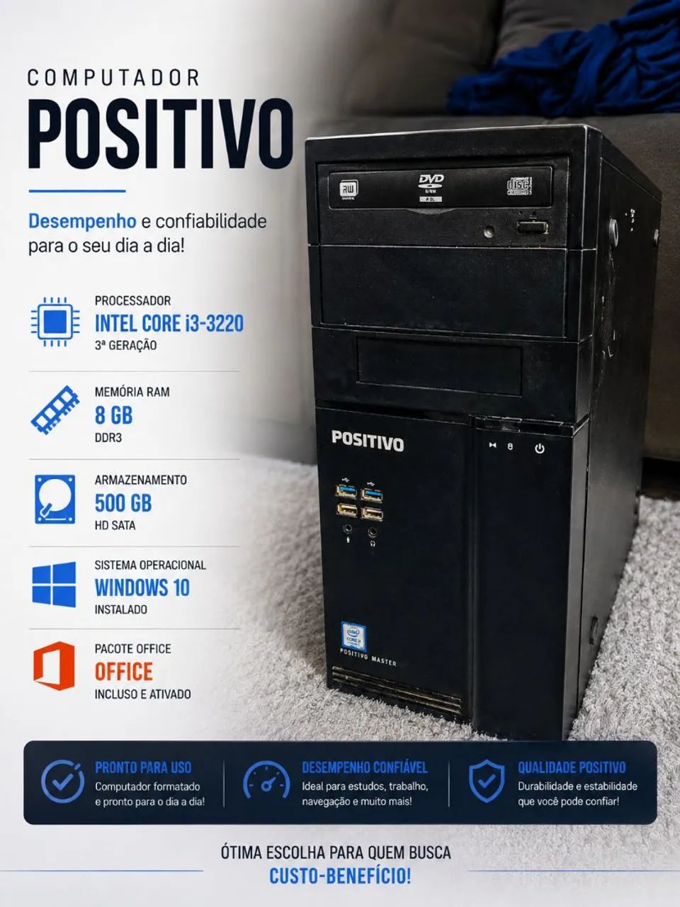 Pc i3 8gb
