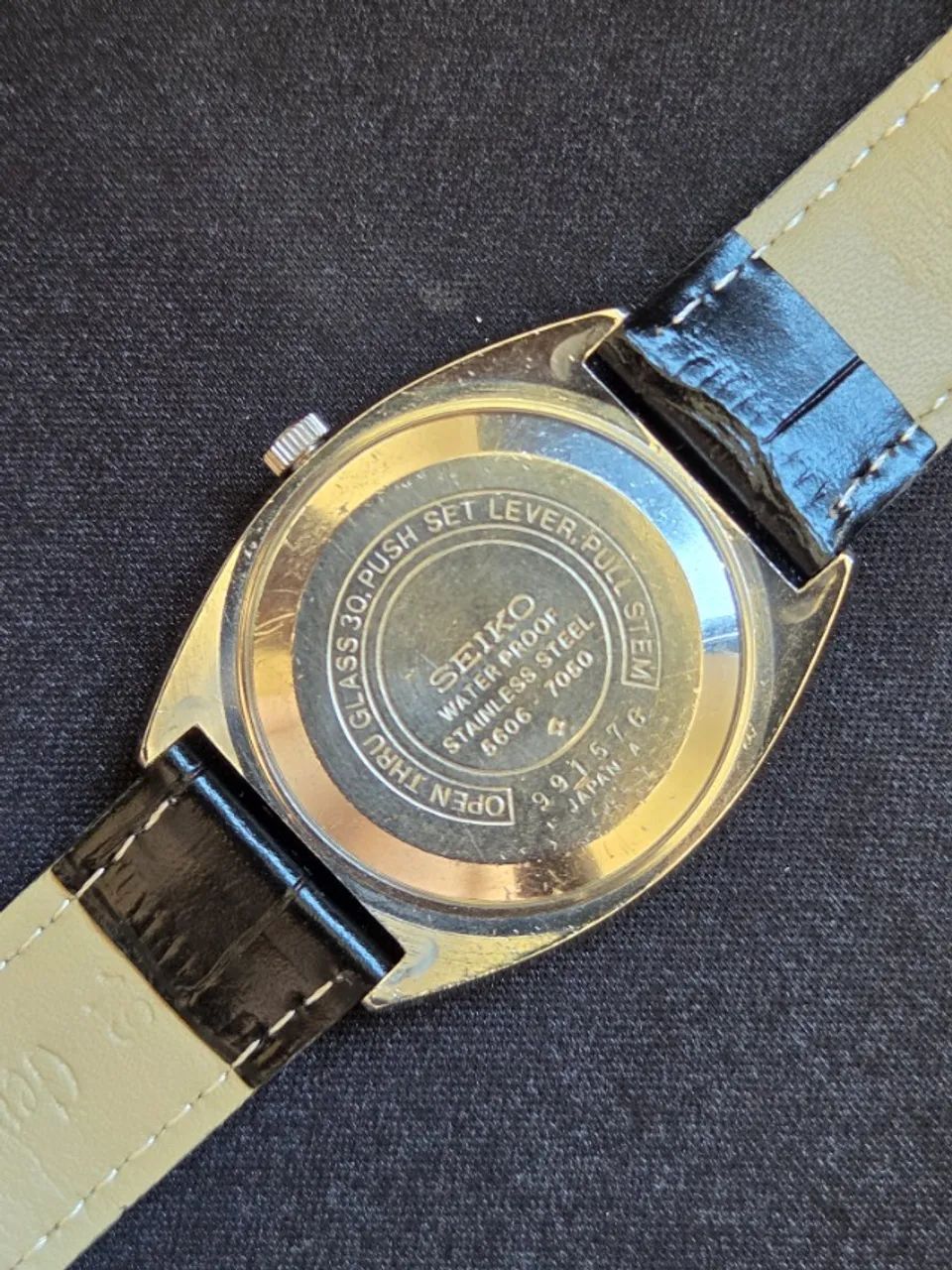 Relógio Seiko Lord Matic 5606-7050 - Foto 4