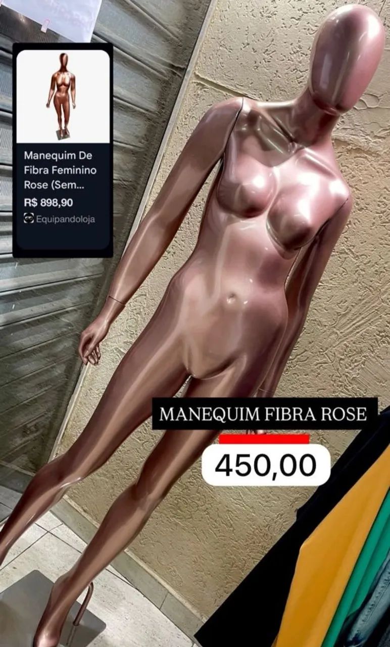 Manequim polietileno com a base