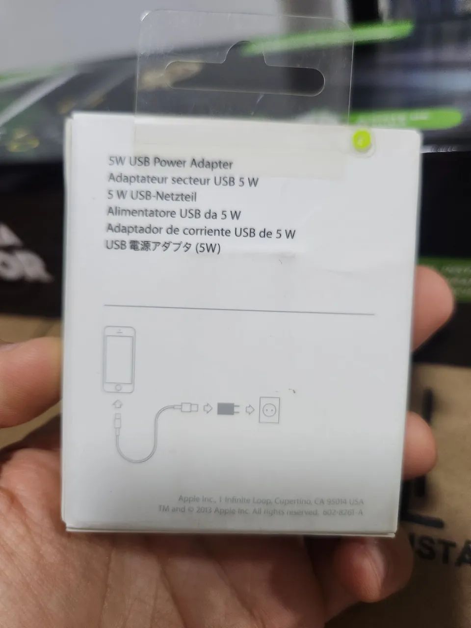 Caixa carregador 5 watts Apple - Foto 3