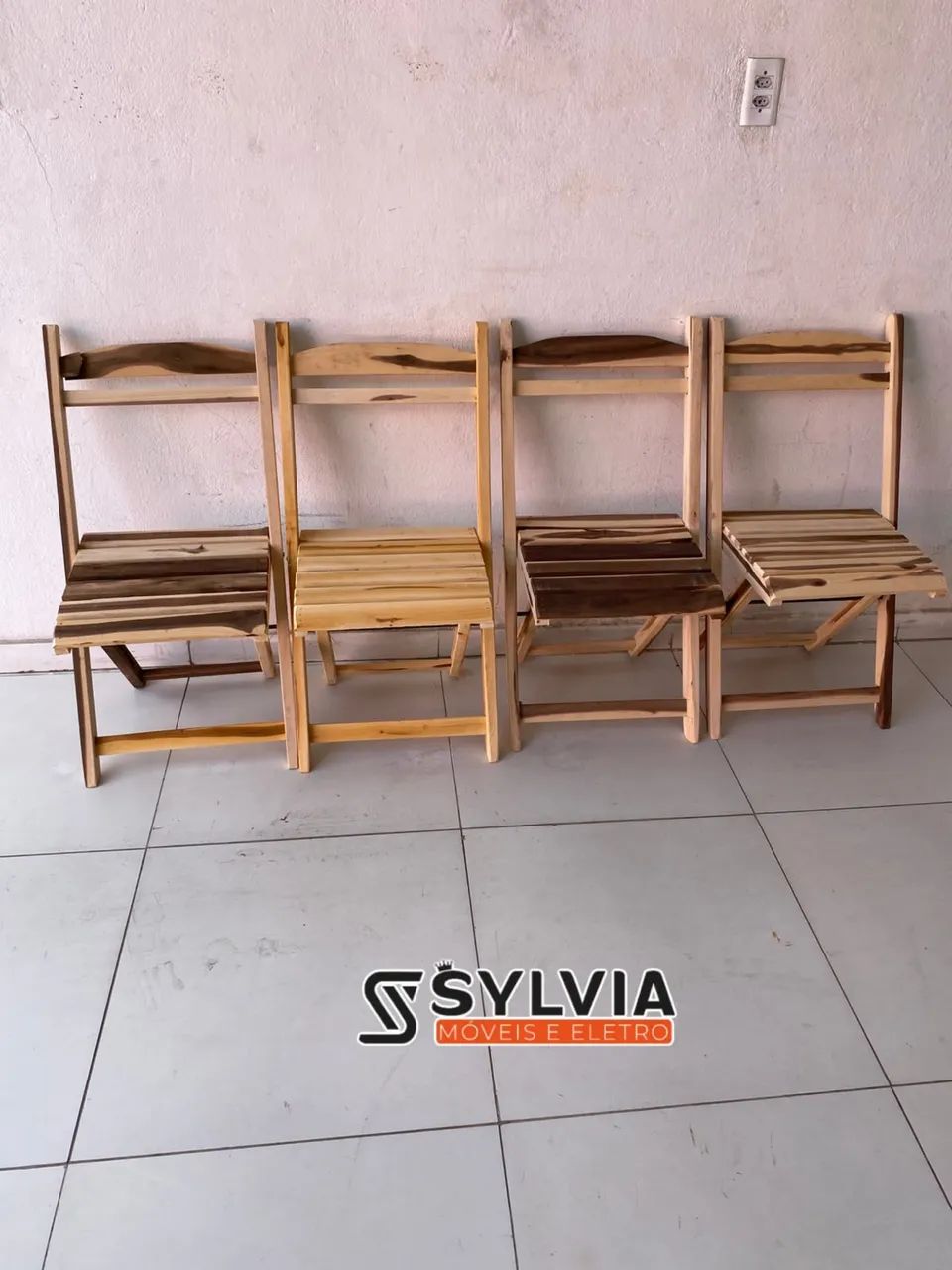 CADEIRAS DOBRÁVEIS SEM VERNIZ! - Foto 5