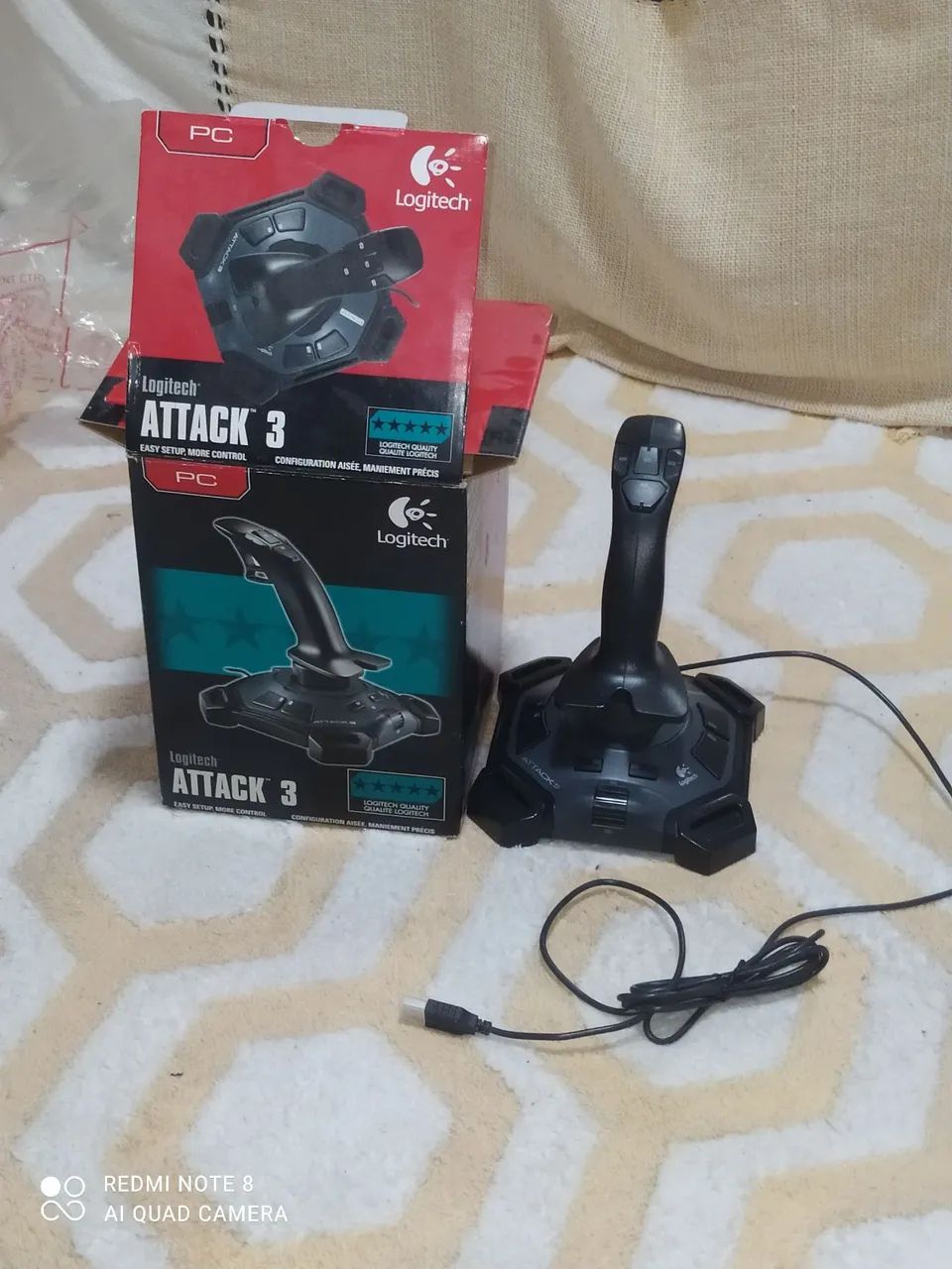 Controle Logitech Attack 3