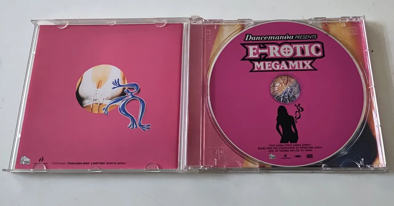 Cd E-Rotic Dancemania presente E-Rotic Megamix( japonês com obi