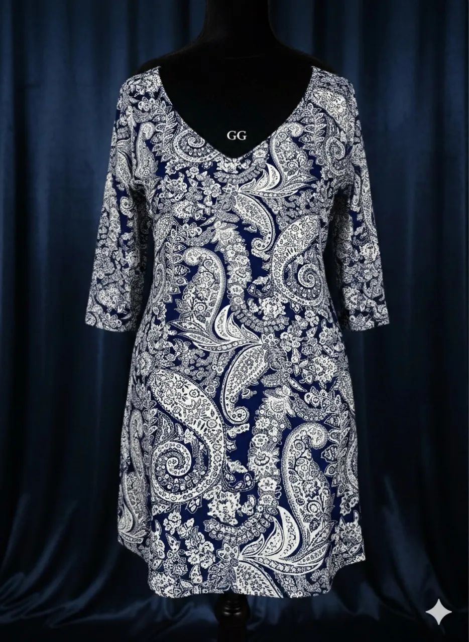 Vestido Estampado Plus Size G5