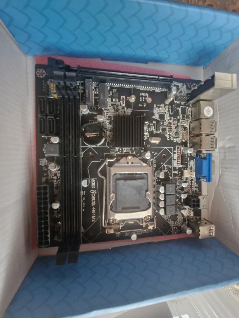Placa Mãe H61S DDR3 Micro-ATX LGA 1155 2ª e 3ª geração - Foto 2