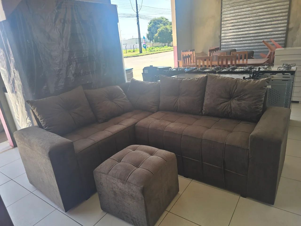 Sofa em L de 5 lugares - Foto 2