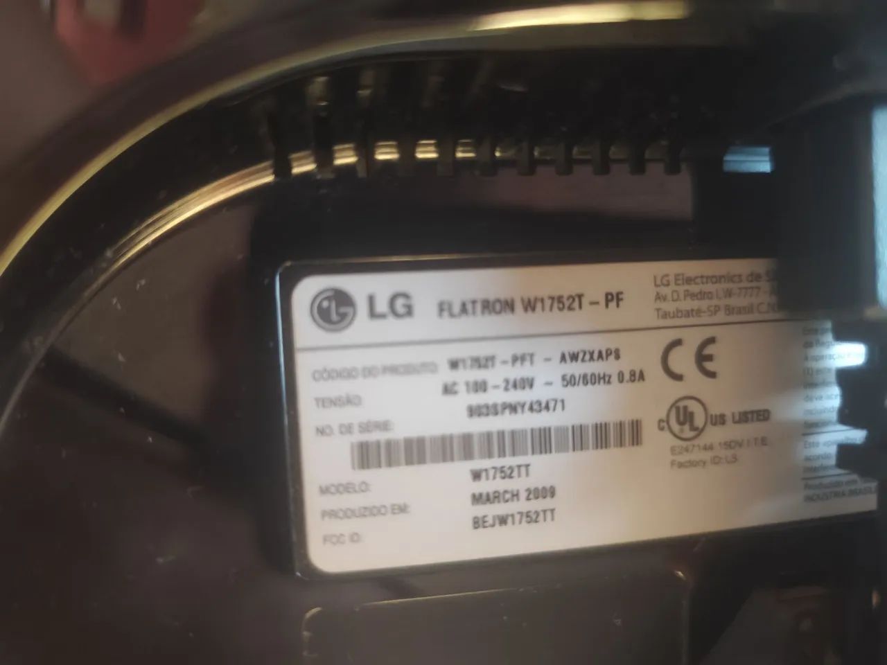 MONITOR LG  17 POLEGADAS 75 HZ - Foto 5