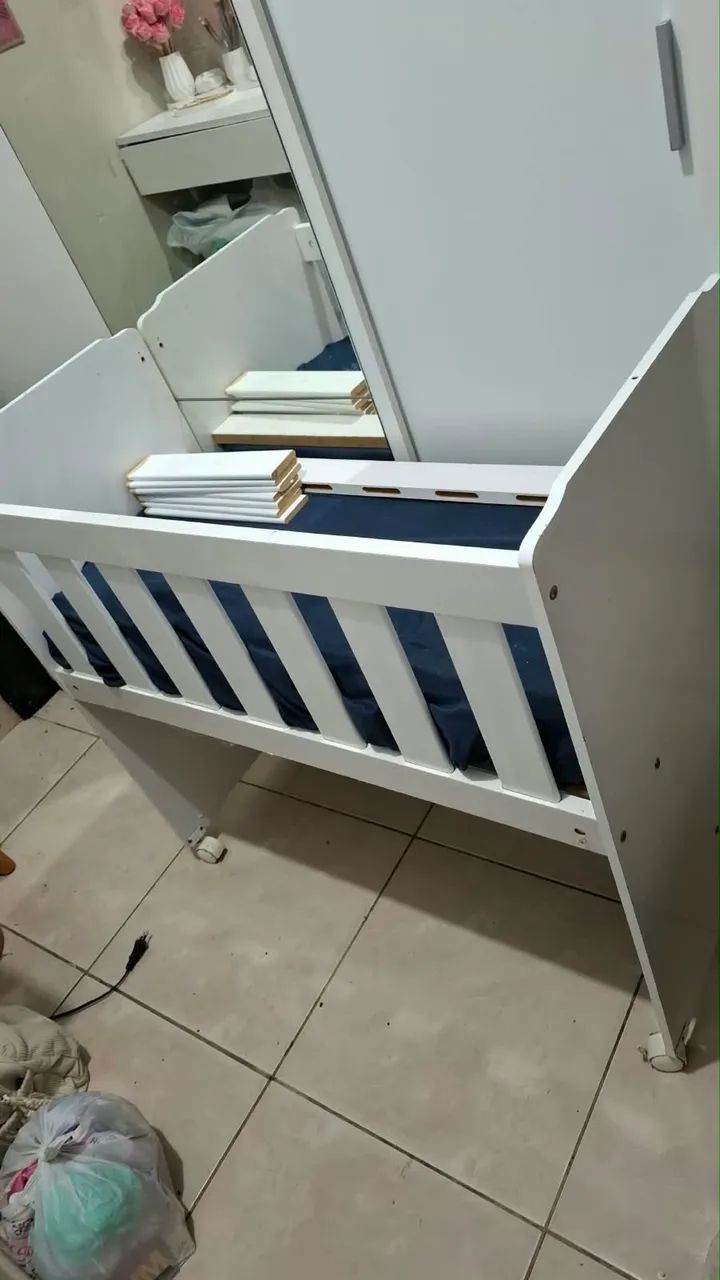 Vendo kit berço para recém nascido e beber conforto  - Foto 4