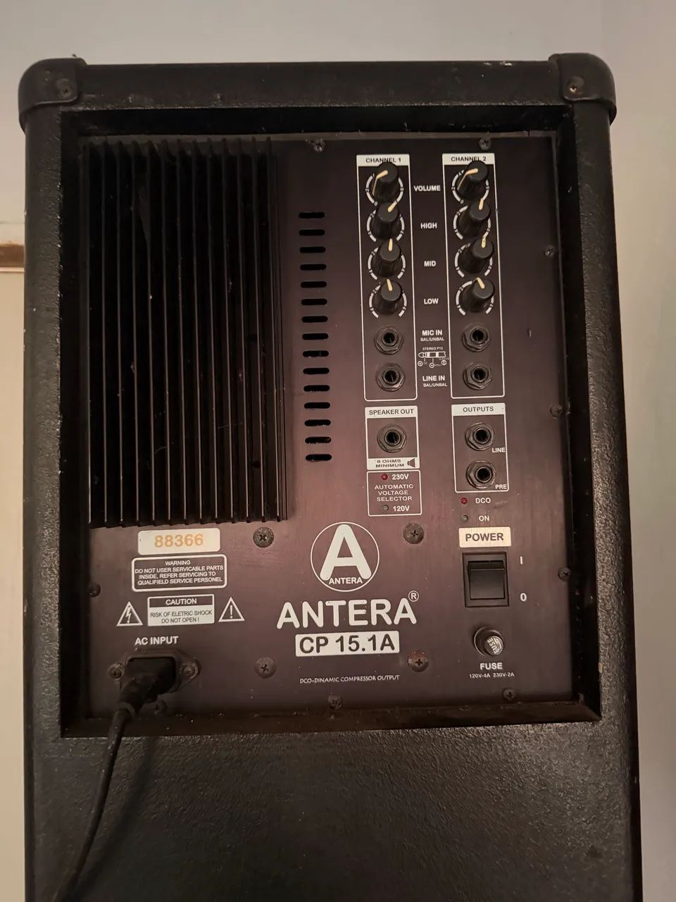 Caixa de som Antera PA 15 polegadas Ativa - Foto 2