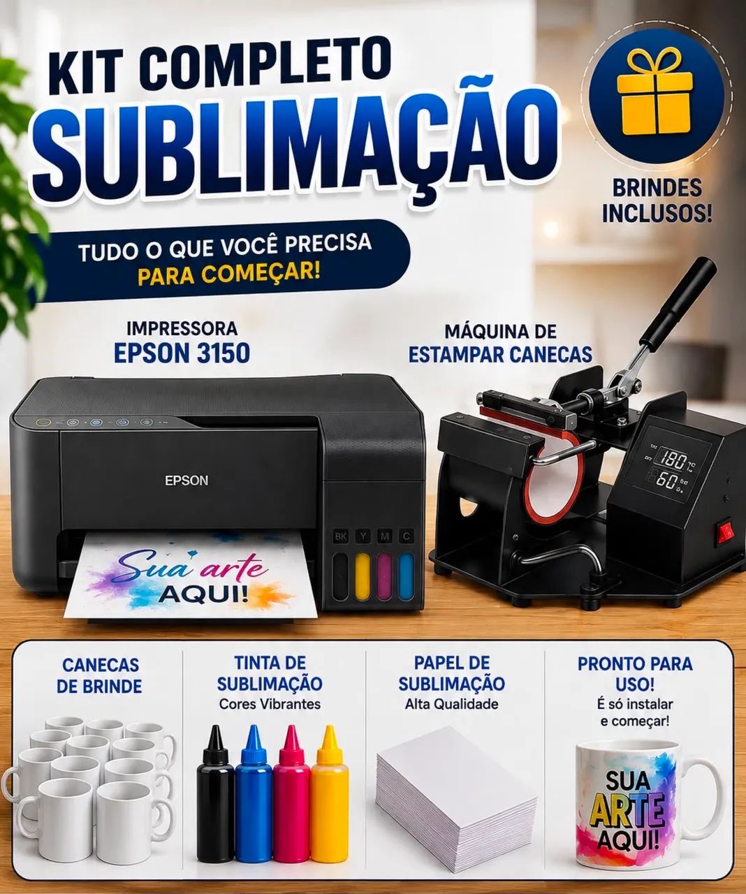 Vendo kit de sublimação 
