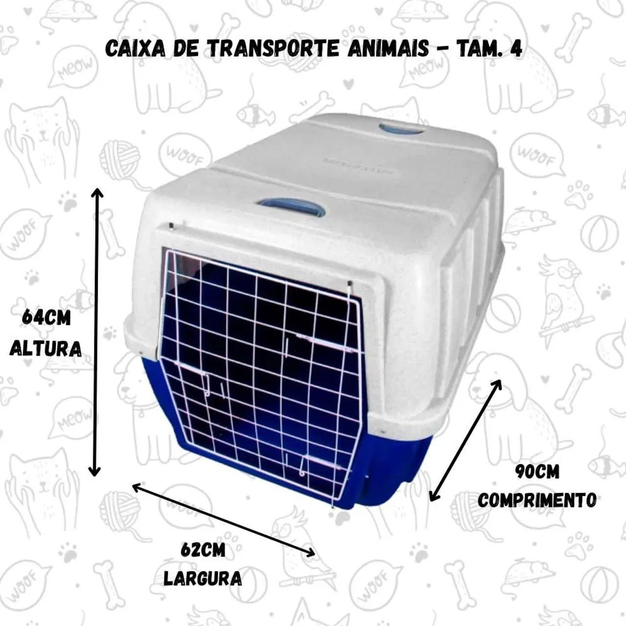 Caixa de Transporte para animais de porte médio, n° 4 - Foto 6