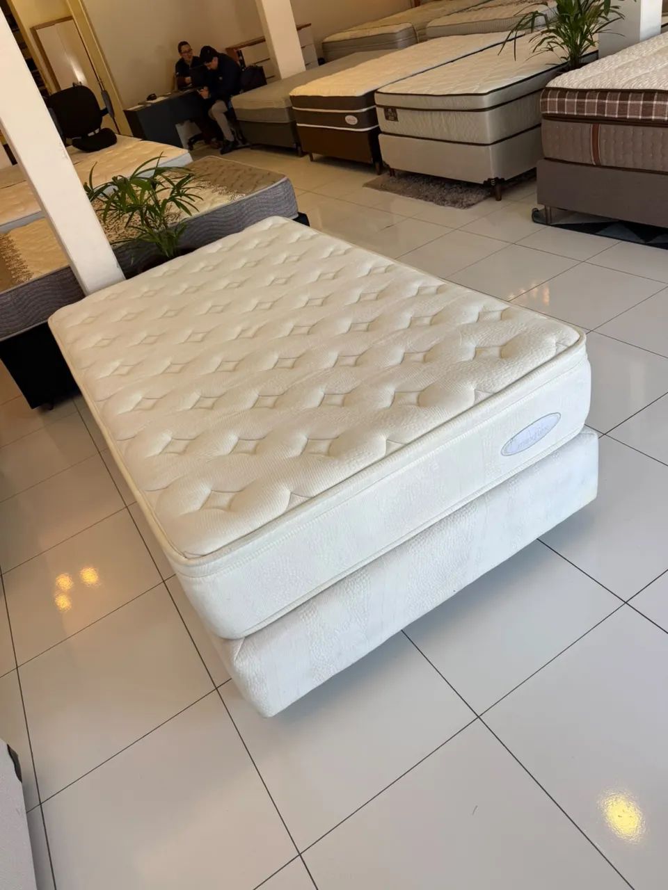 Cama de Viúva MAXFLEX SEMINOVA - ENTREGO  - Foto 4