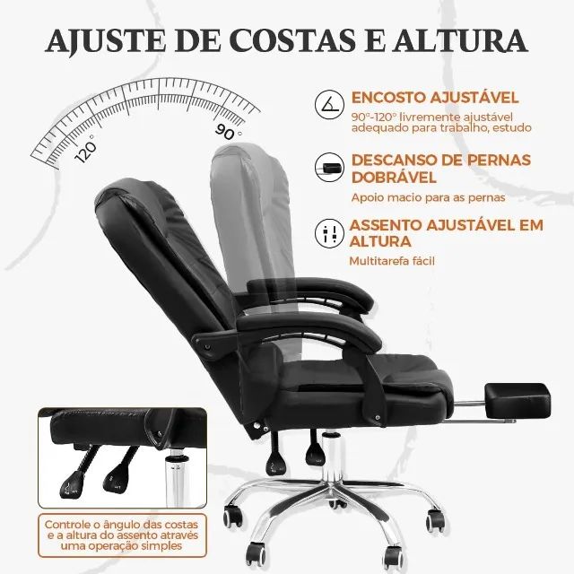 Cadeira Presidente Deluxe à Pronta Entrega - Foto 2