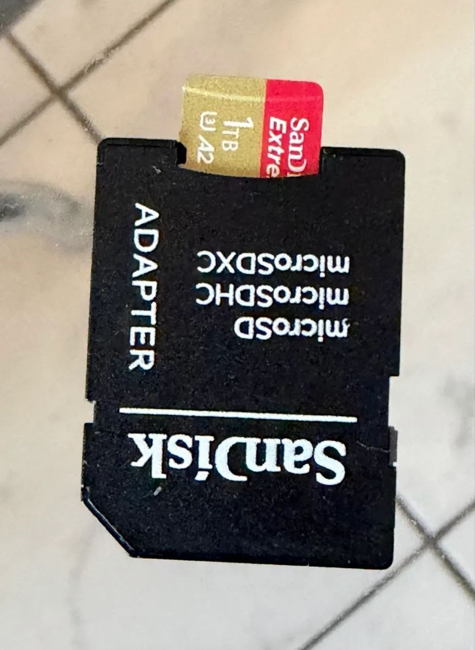 Cartão de memória SanDisk Extreme - microSD com adaptador, 1 TB 1TB * - Foto 4