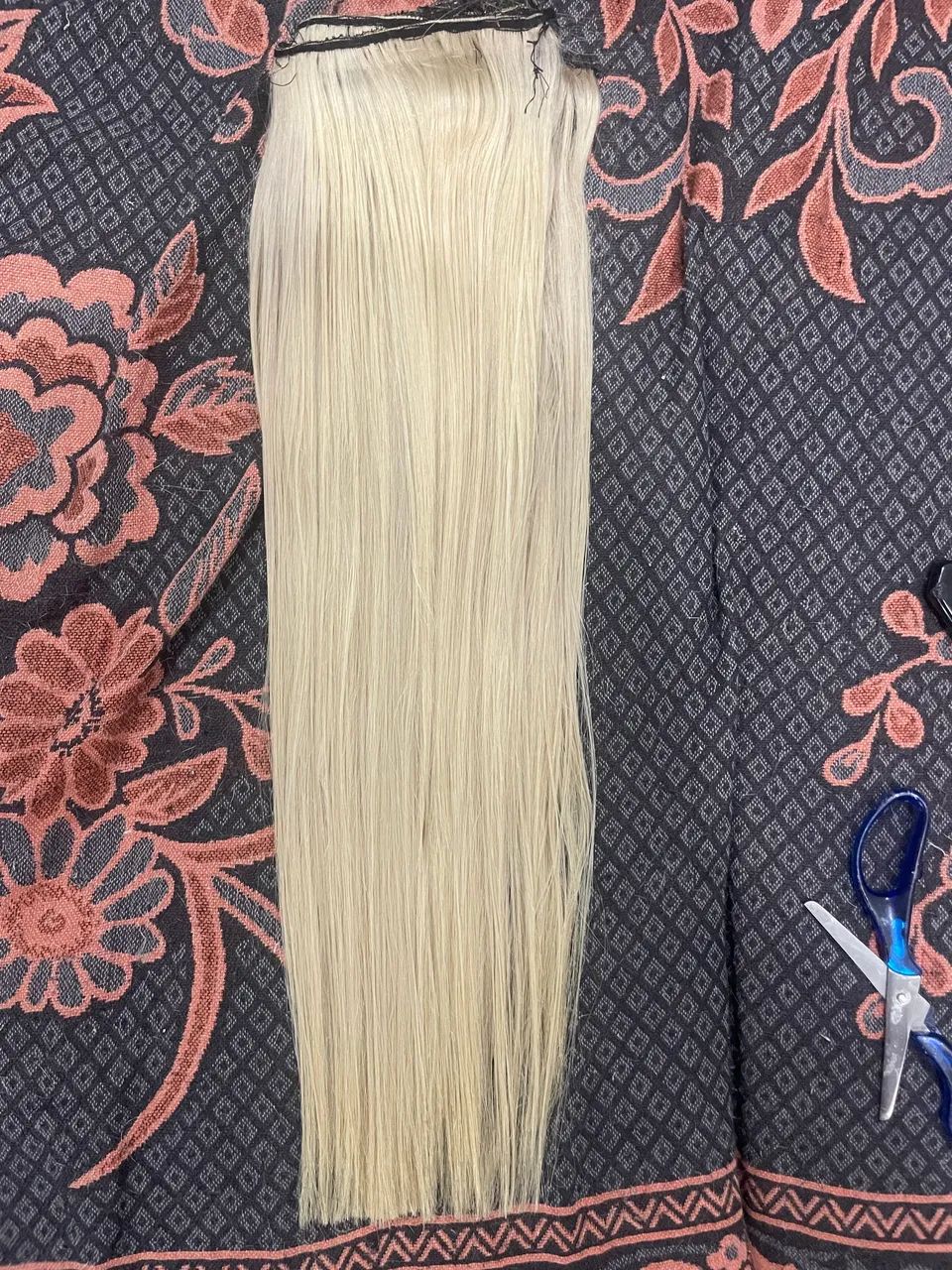 Cabelo Loiro humano 170 gramas 