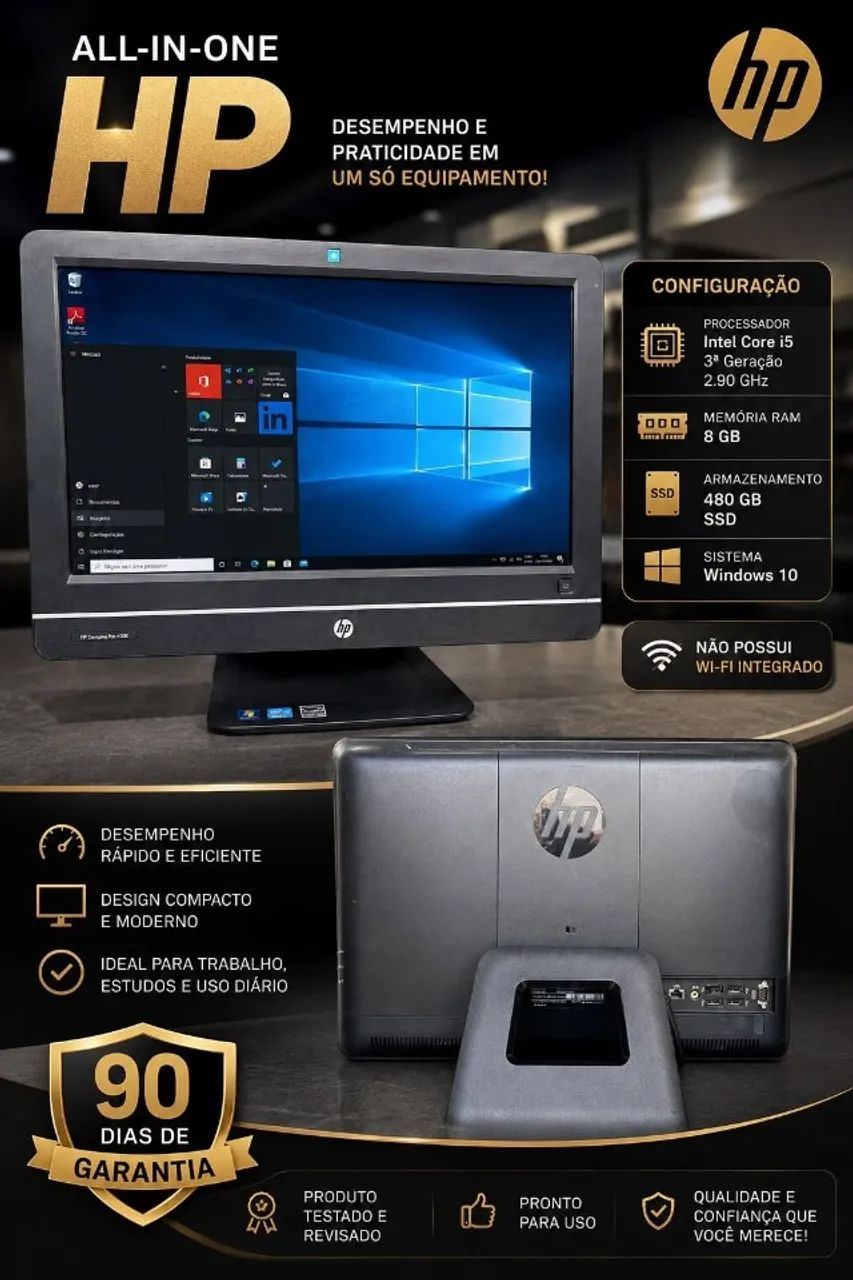 ALL IN ONE HP INTEL CORE I5 3º 