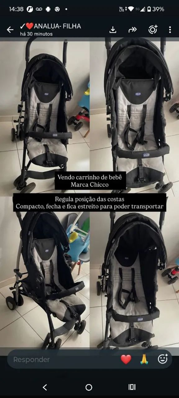 CARRINHO DE BEBÊ 