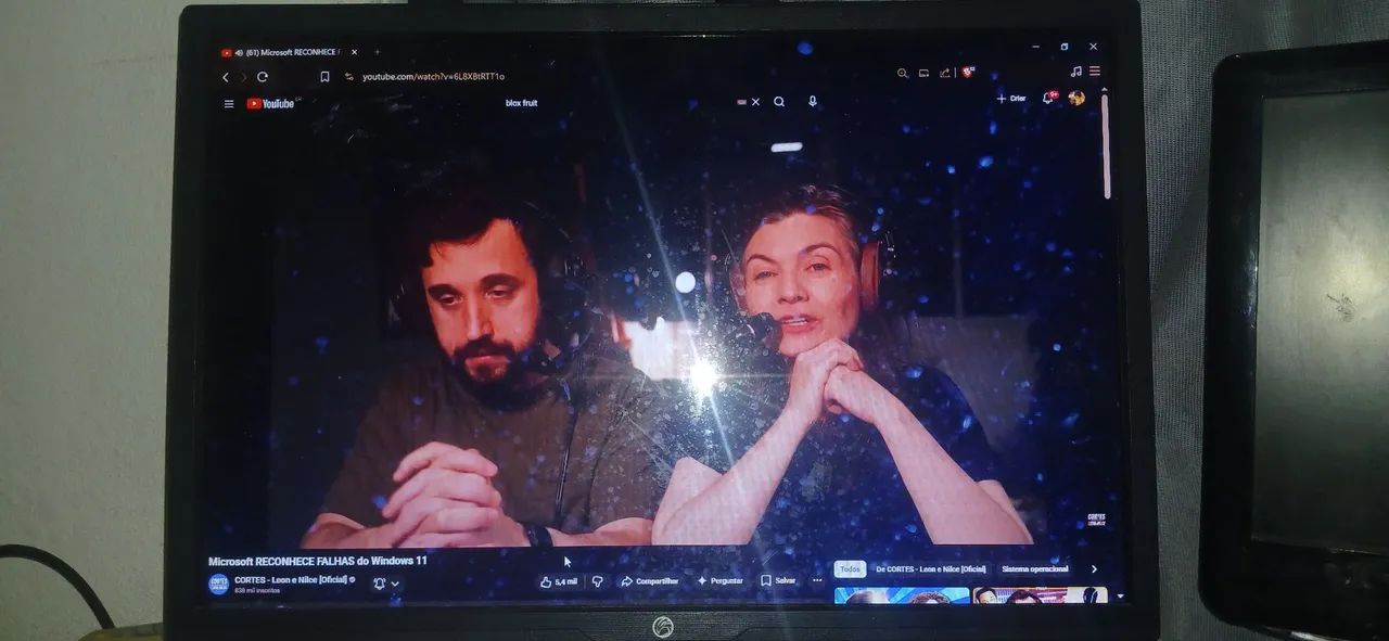 Monitor 75hz manchado (Troco em ssd)